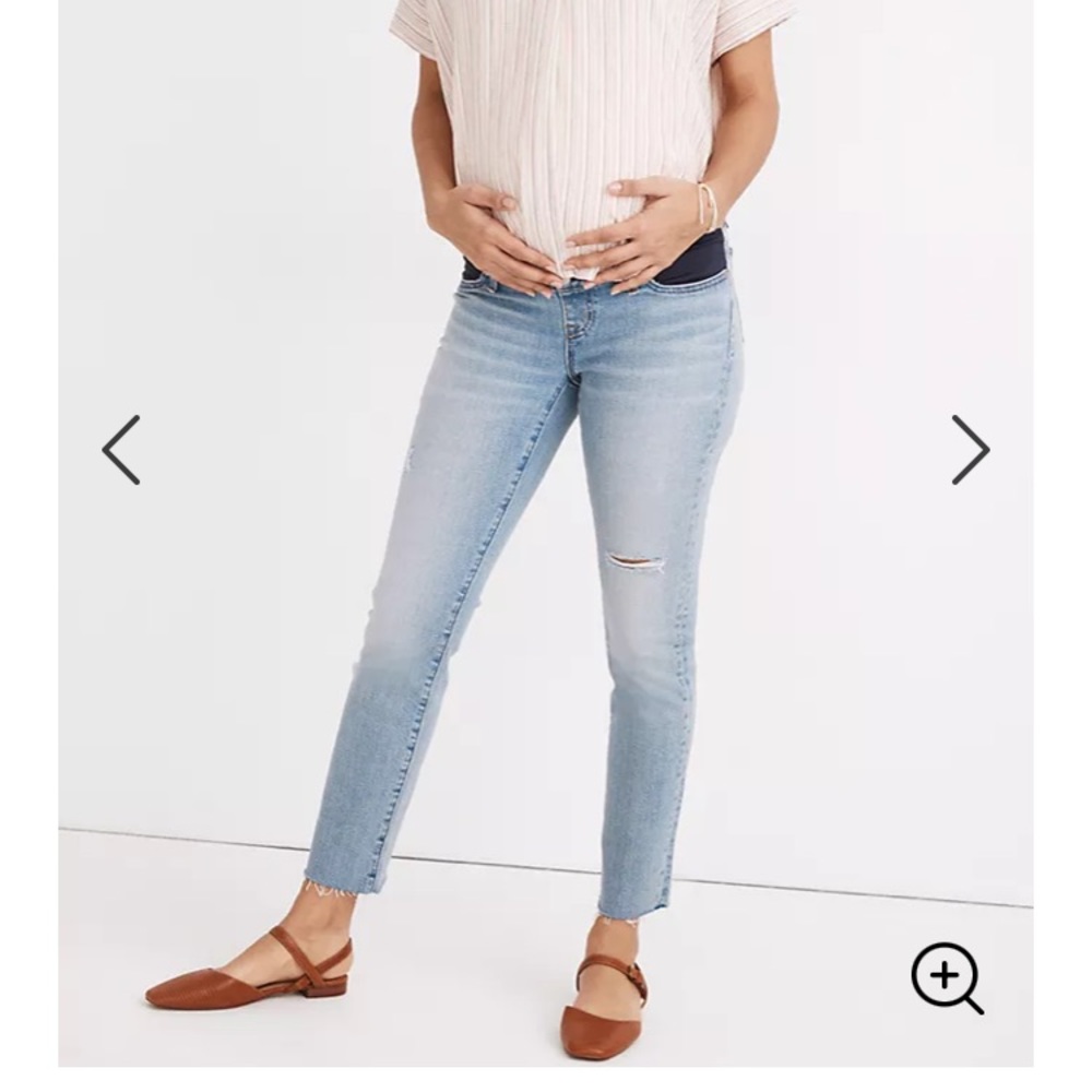 Madewell Maternity SidePanel Perfect Vintage Jeans